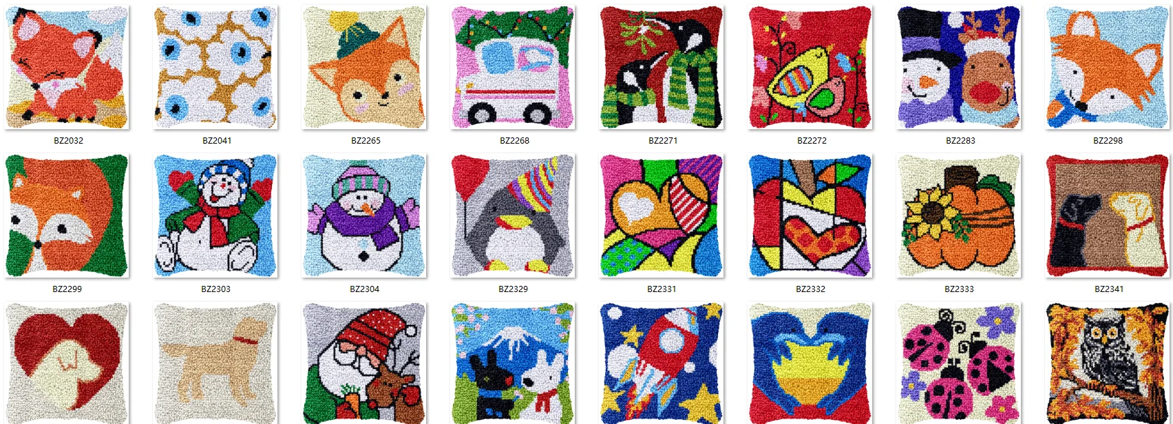 

Комплект крючков-защелок, подушка, пуговицы Smyrna, посылка, цветы, стили, снежный человек, 2025 год, набор крючков-защелок с узором для рукоделия