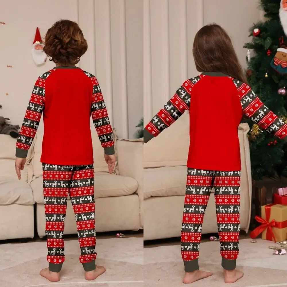 جديد عيد الميلاد الأسرة مطابقة وتتسابق الوالدين والطفل الغزلان الكبار الاطفال المتسكعون الكرتون المطبوعة فضفاض عيد الميلاد ملابس خاصة أبي أمي