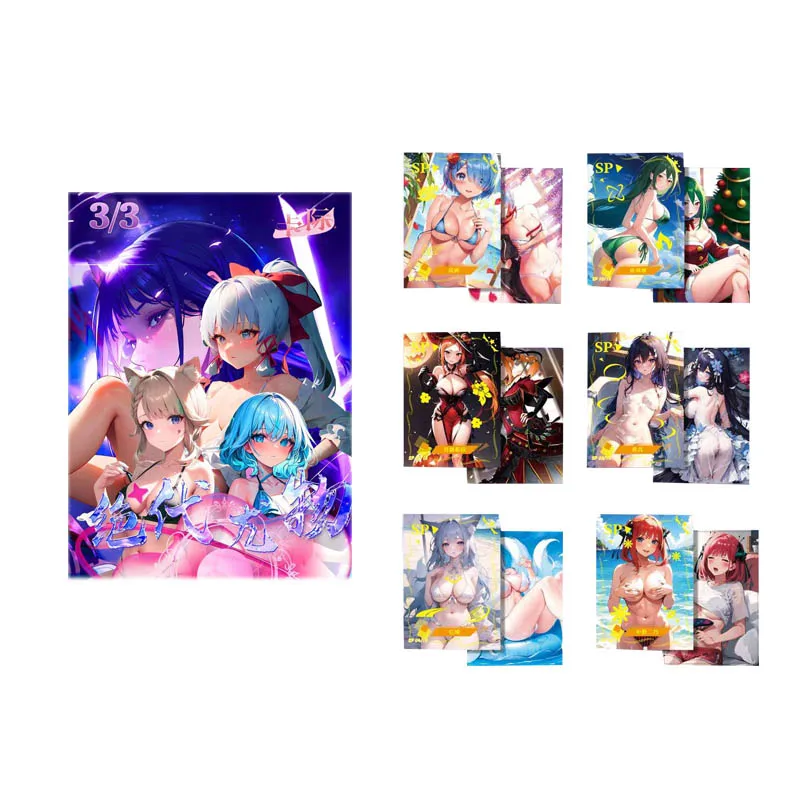 

Goddess Story Collection Card KA JI Culture Beautiful Sex Girl Swimsuit Bikini ACG Anime Game Playing Collectible Cards