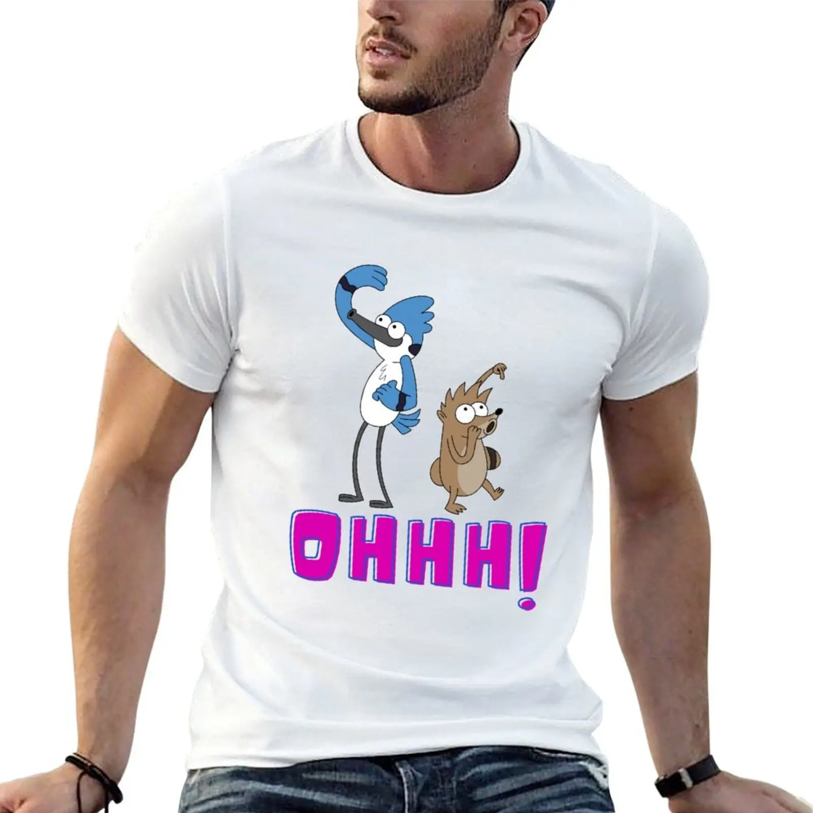

rigbys shirts for funny t shirt man T-Shirt mordecai t man t shirt and the plain Sticker man