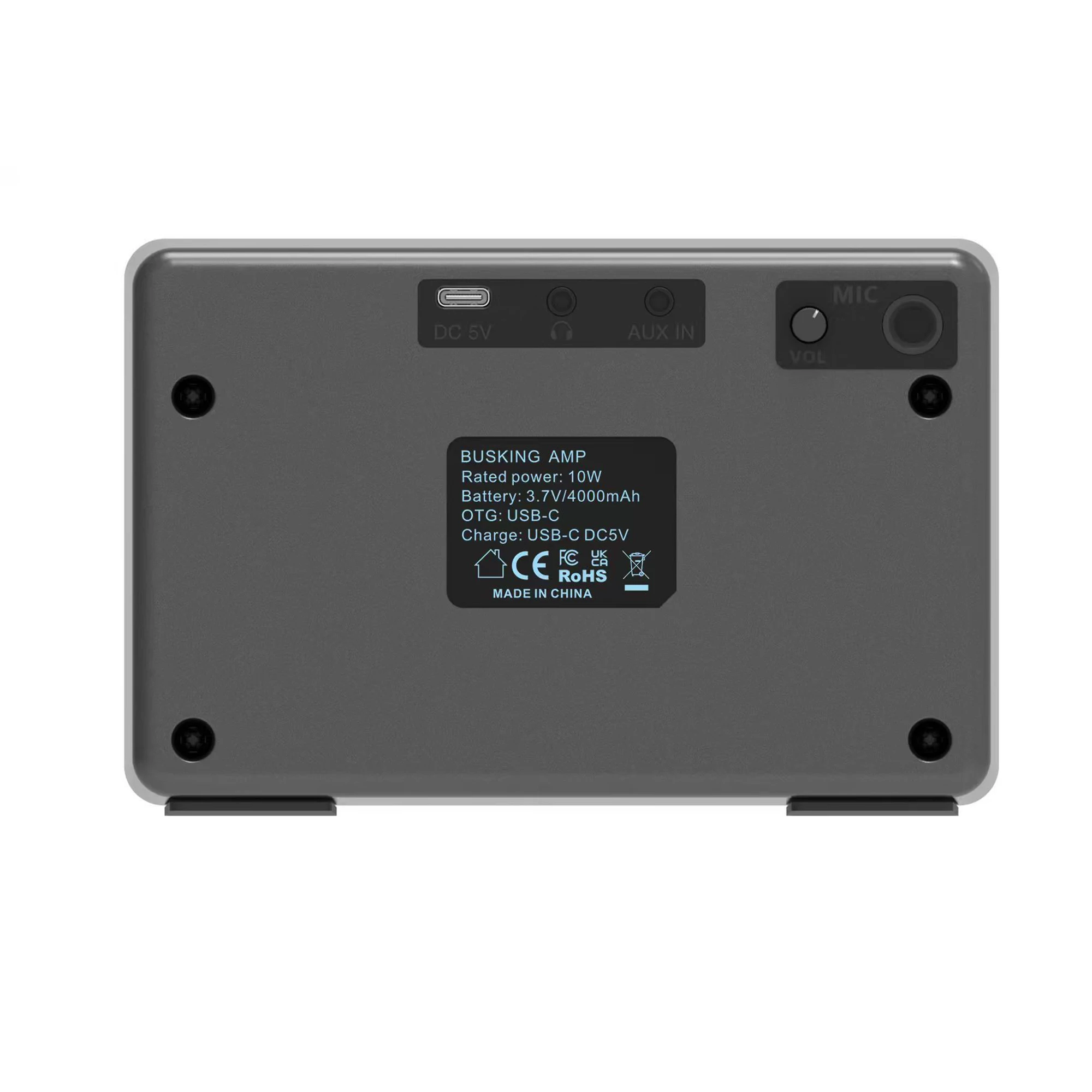 EROK 10 واط مضخم جيتار صوتي مع تأخير رقمي/تأثير تردد سماعة الرأس/OTG Wireles القيثارات الصغيرة أمبير للممارسة