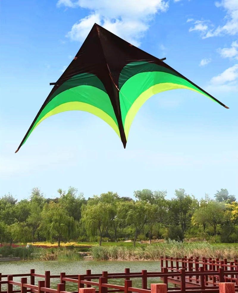 2m grote delta vliegeren speelgoed lijn kinderen vliegers fabriek delta vliegers vlucht vlieger bloem vlieger Lijnopwinder sport speelgoed Vliegeren