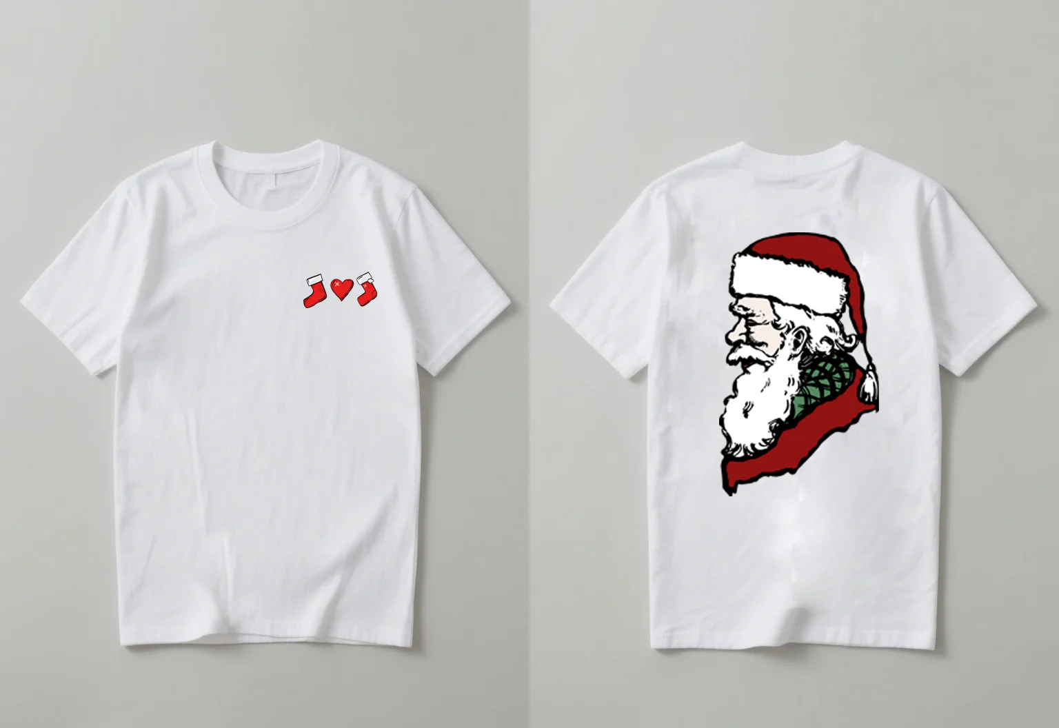 

Последняя повседневная мода 2025 года с короткими рукавами и принтом в рождественском стиле, подходящие как для мужчин, так и для женщин.