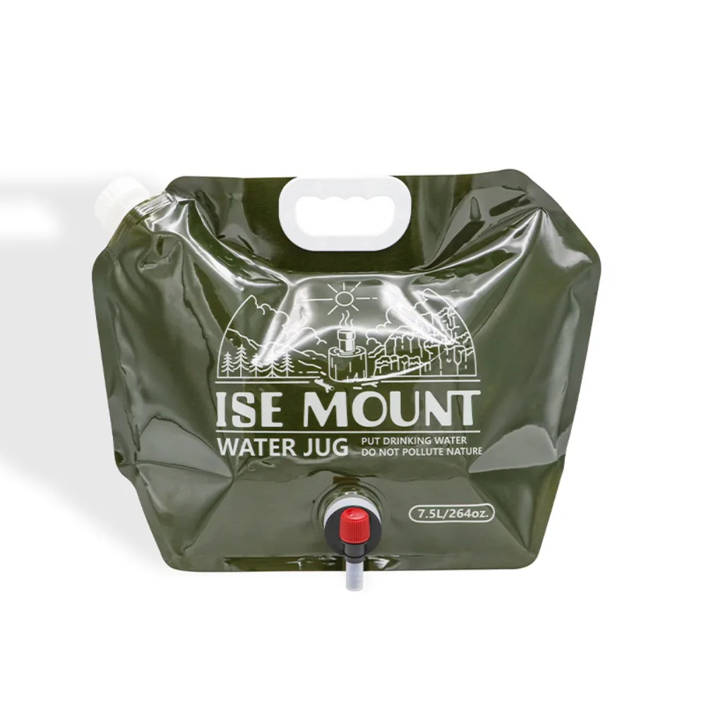 折りたたみ水保存袋屋外 7.5L 大容量折りたたみ水保存ポータブル実用的な高密封水保存袋
