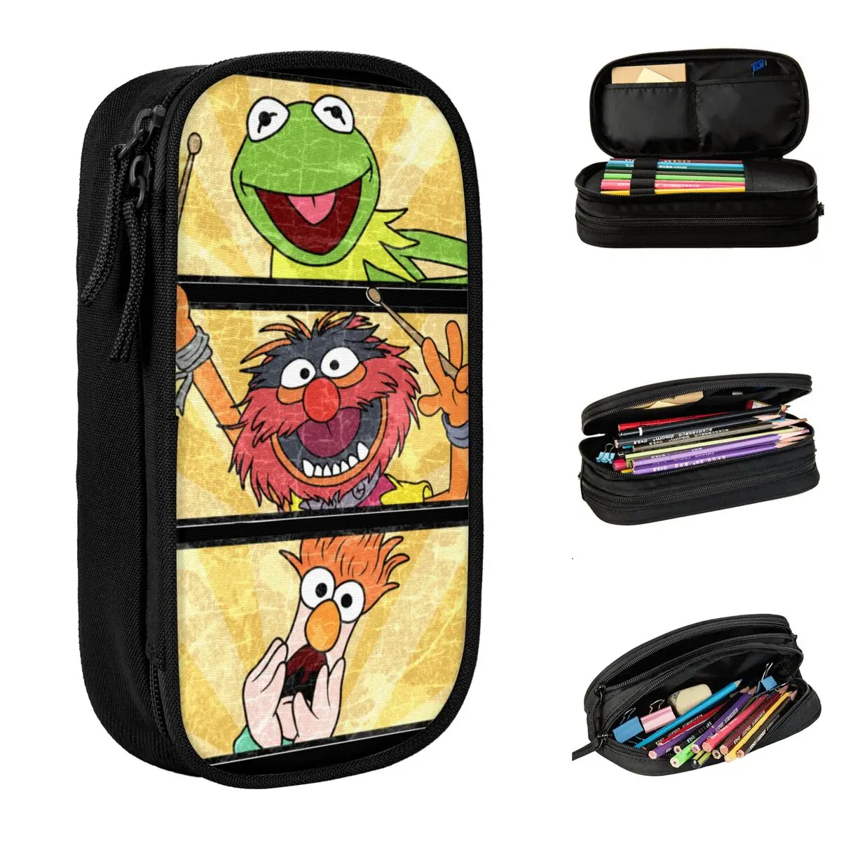 The Muppet Show Pencil Cases Pen Bags Student Big Capacity Students School Gift Pencilcases