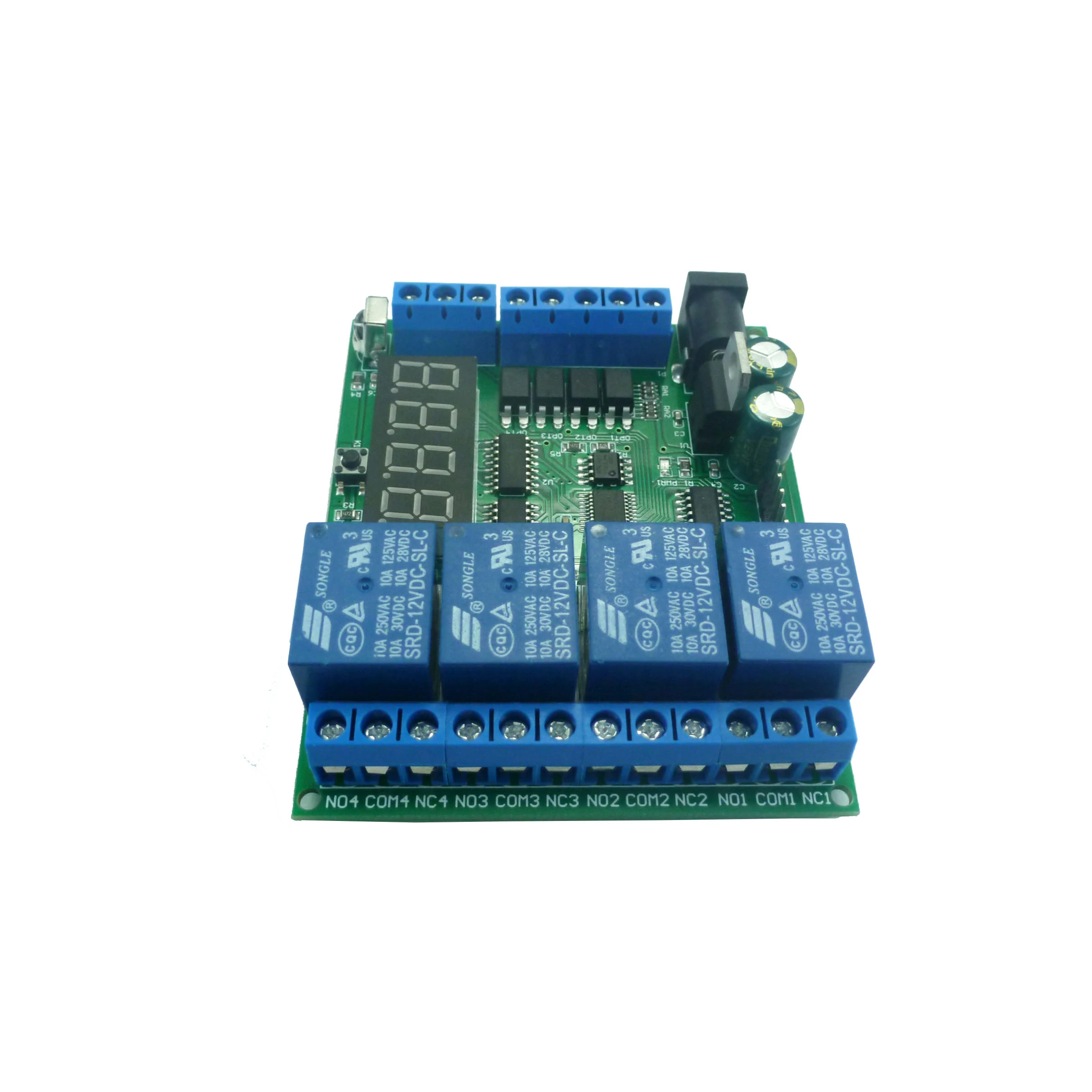 

Nuvoton MCU N76E003 MCU Development board MS51FB9AE Digital Tube LED Relay Module for Time delay Relay Simple PLC RS485