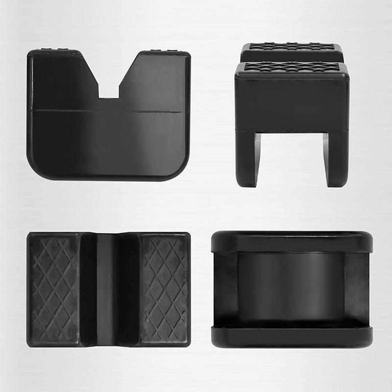 4 Pack Jacks Stand Pads Universal Jacks Pad Rubber Jacks Pad Rail Pinch Welds Protecto Pad image 4