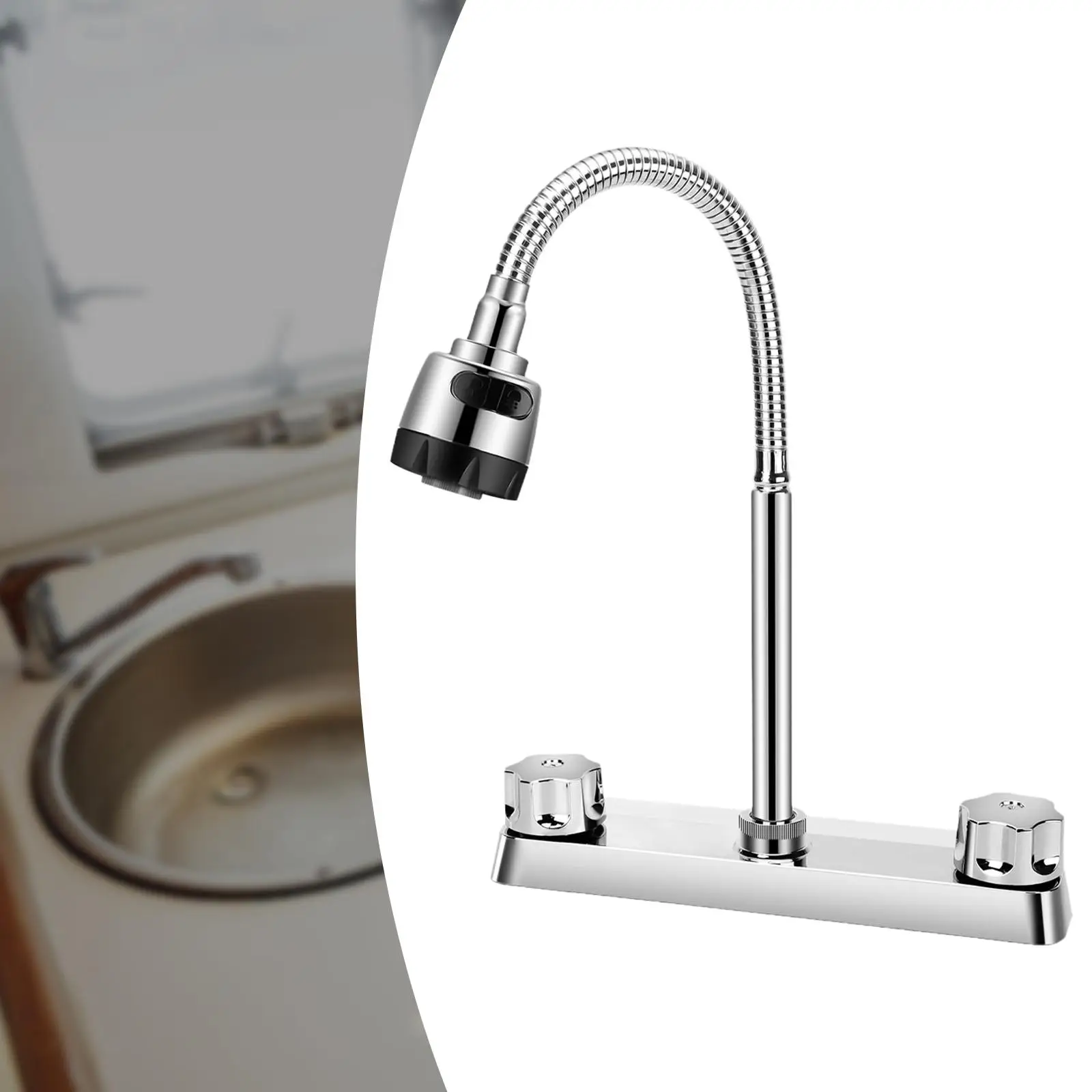 

RV Kitchen Faucet Portable Lightweight Sturdy Flexible for RV Motorhomes