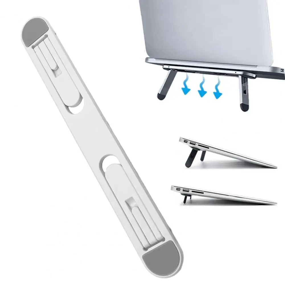 Складная подставка для ноутбука, регулируемый портативный кронштейн для ноутбука, опорная основа для удобной верхней части