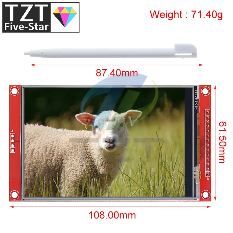 LCD Screen Module TFT 4.0 inch SPI Serial 480 x 320 HD Electronic Accessories With ST7796 Driver Chip