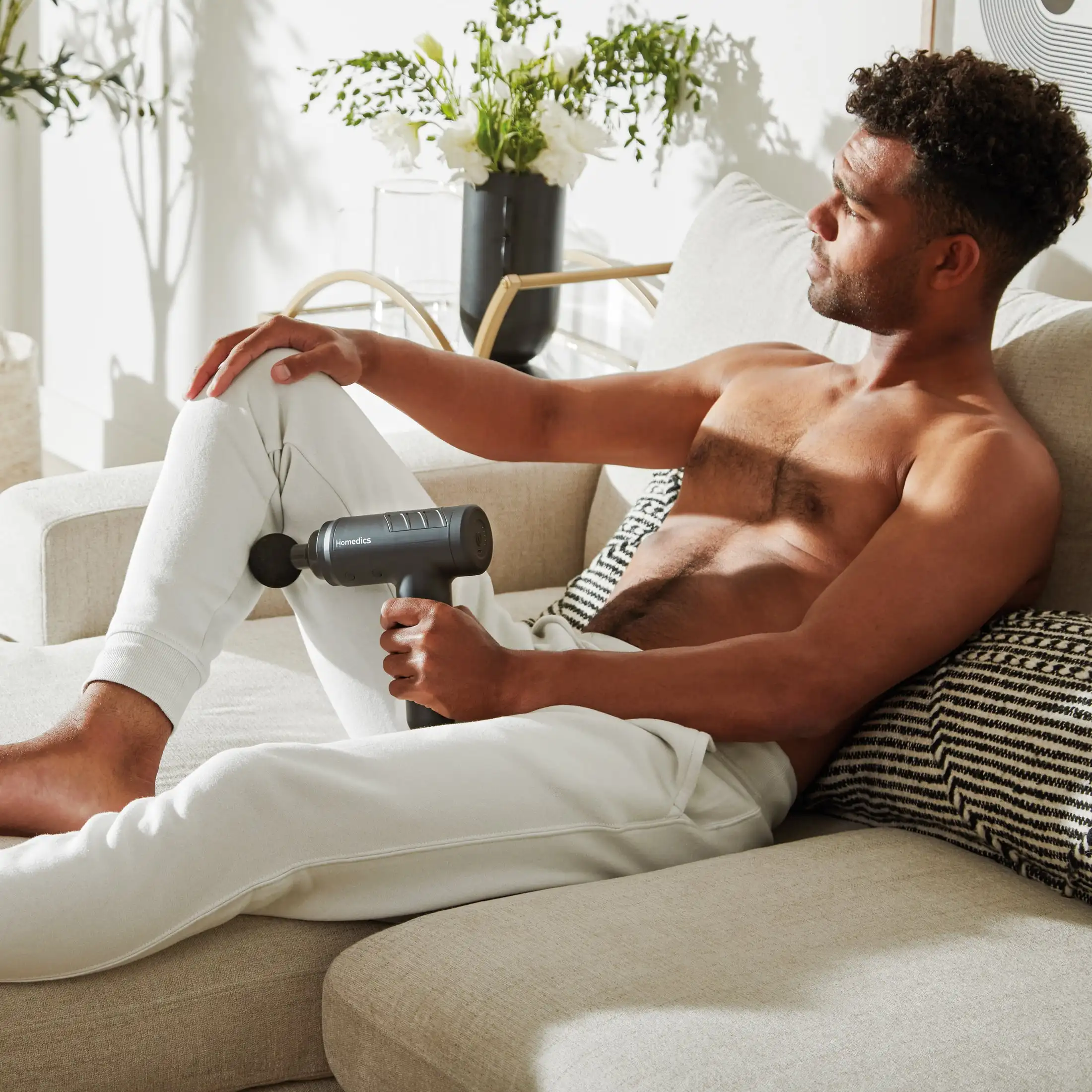 Перезаряжаемый терапевт, ударный массажный пистолет для глубоких тканей