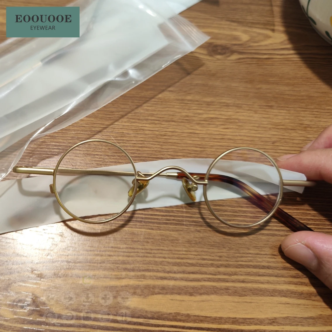 

Matt Metal Small Round Eyeglass Frame Retro Glasses Frame Optics Myopia Hyperopia Prescription Recipe Lenses Oculos Easy To Carr