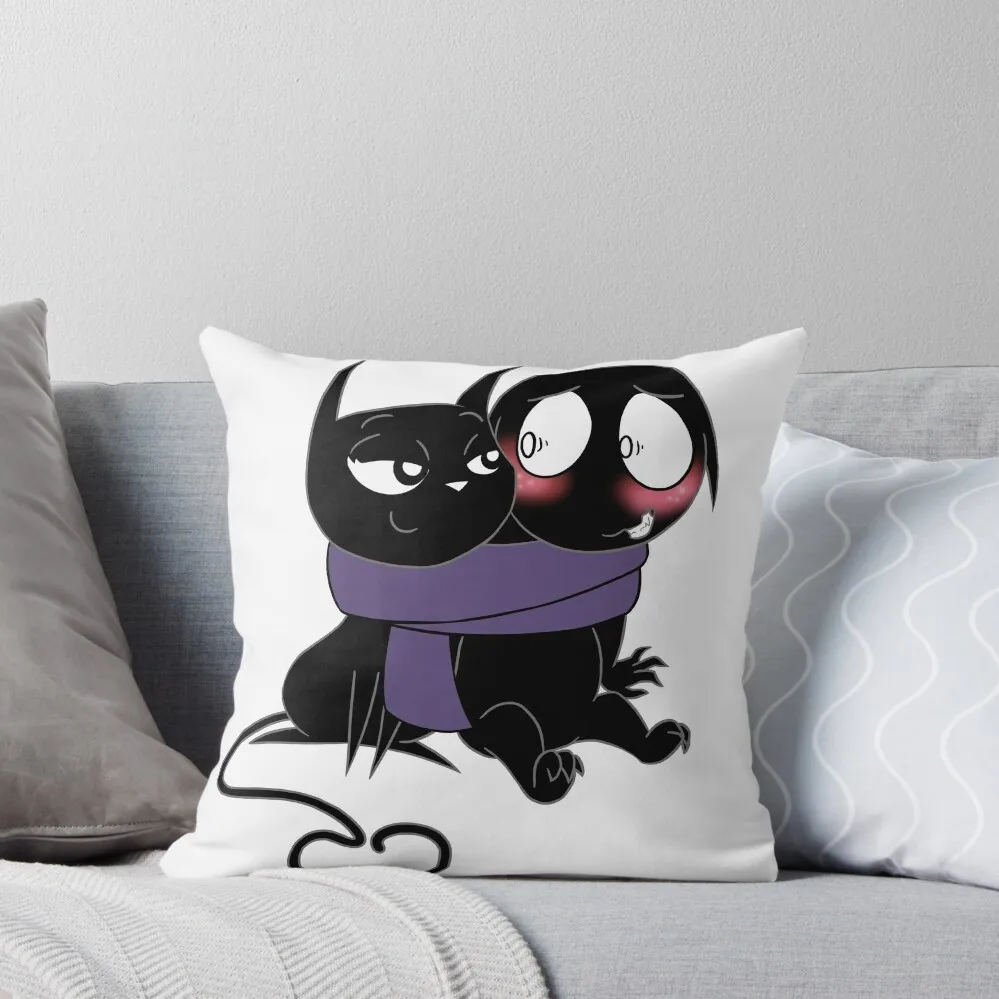 

Scaredy Kitty Throw Pillow Pillow Covers Decorative Couch Pillows Sofa Pillow Cover Christmas Pillowcase