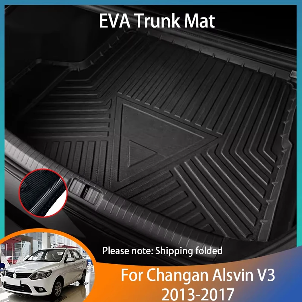 

Для Changan Alsvin V3 2013 ~ 2017, аксессуары, водонепроницаемый лоток для груза, прокладки для хранения защитный чехол, подкладка для груза, защита от царапин