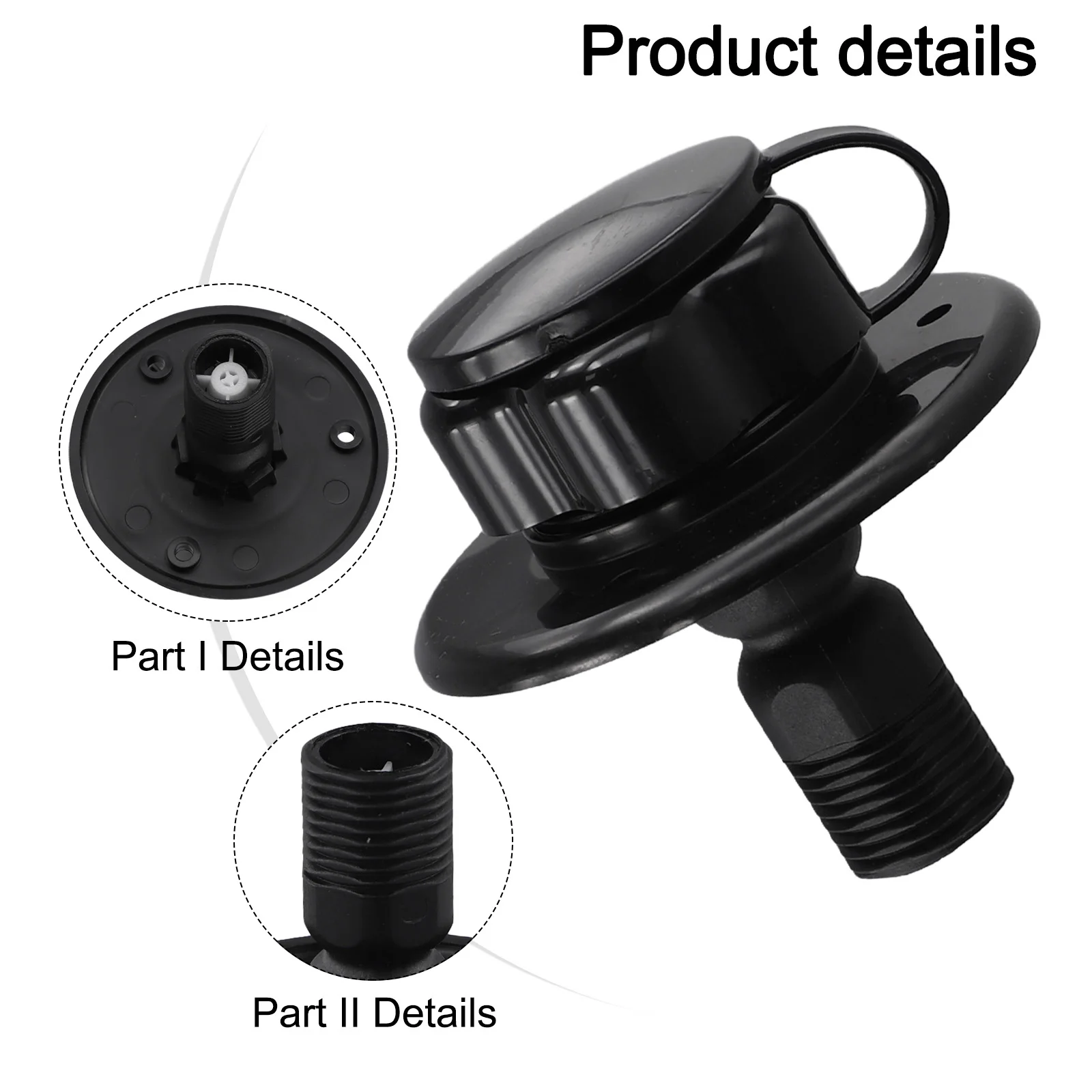 

For RV For Travel Trailer RV Water System RV Accessory Inlet Valve Outdoor Use Easy To Install High-Quality Materials
