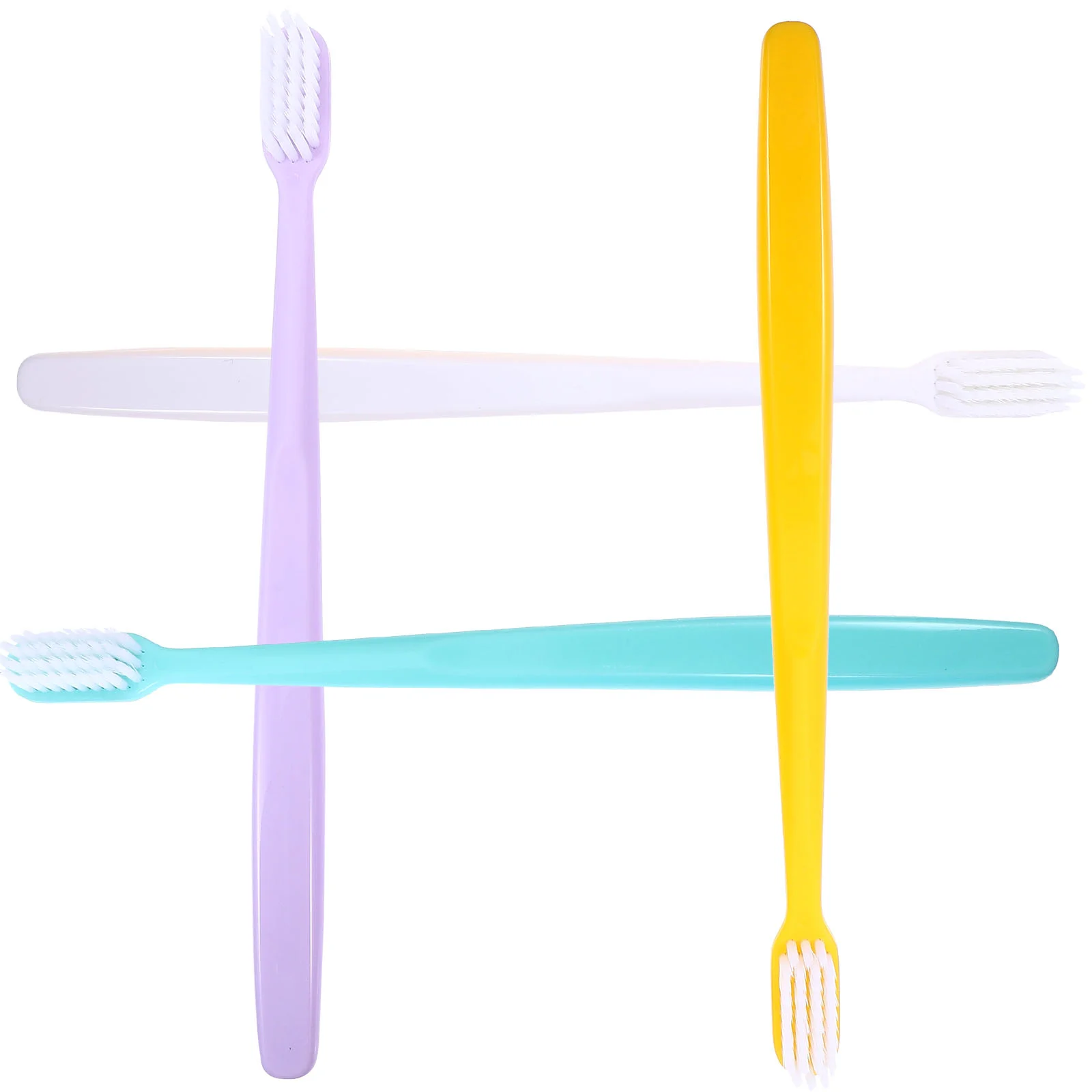 Nano Toothbrush Brush Set para limpeza profunda, Branco Khaki Luz Verde Azul Cinzento, 4Pcs