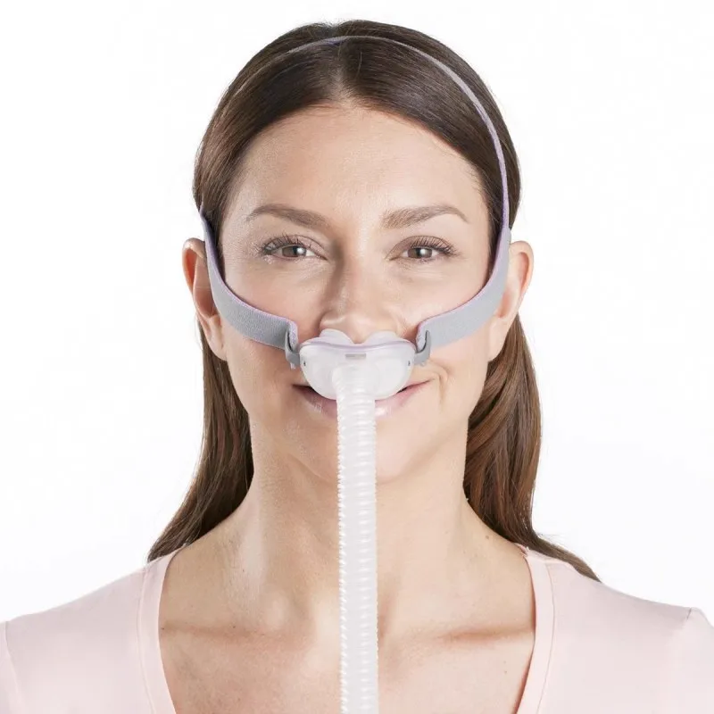 ResMed AirFit P10 Nasal Pillow CPAP Mask Anti-Snoring Sleep Apnea Auto-BiPAP Compatible Small Medium Large Cushions Included - view 6