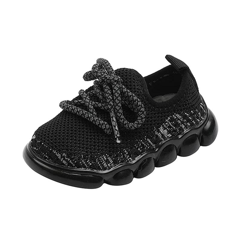 DIMI 2023 New Spring Baby Shoes Boy Girl Toddler Shoes Fashion Breathable Knitting Comfortable Casual 0-3 Year Kid Sneakers