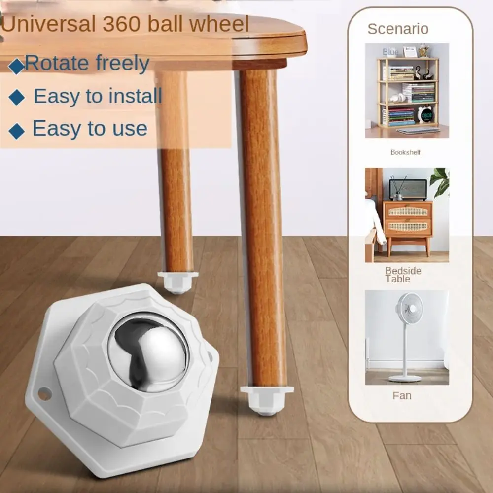Furniture Rotation Pulley Furniture Hardware 360 Degree Universal Wheel Mini Swivel Wheels Furniture Casters Base Roller