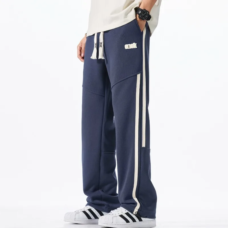 

Long Legs Pants Men Loose Wide Sports Trousers Extra Lengthen Overlong Tall Guy Spring Autumn Male Straight Student Sweatpants
