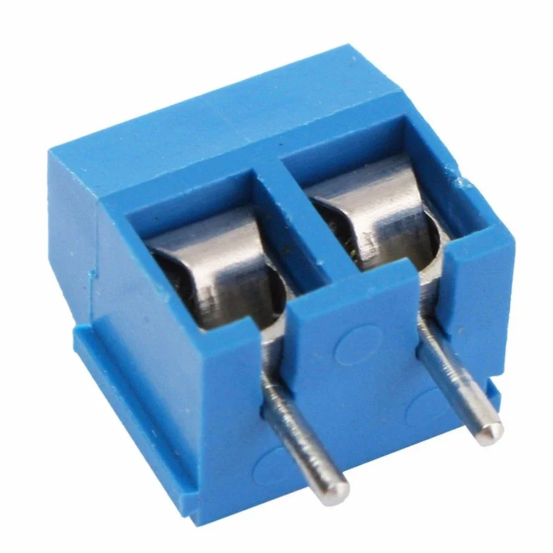 cable electric Interconnects Industrial Gadgets Screw 5.08mm Blue terminal PCB Mount M2.5 Steel Zinc Plated 2P