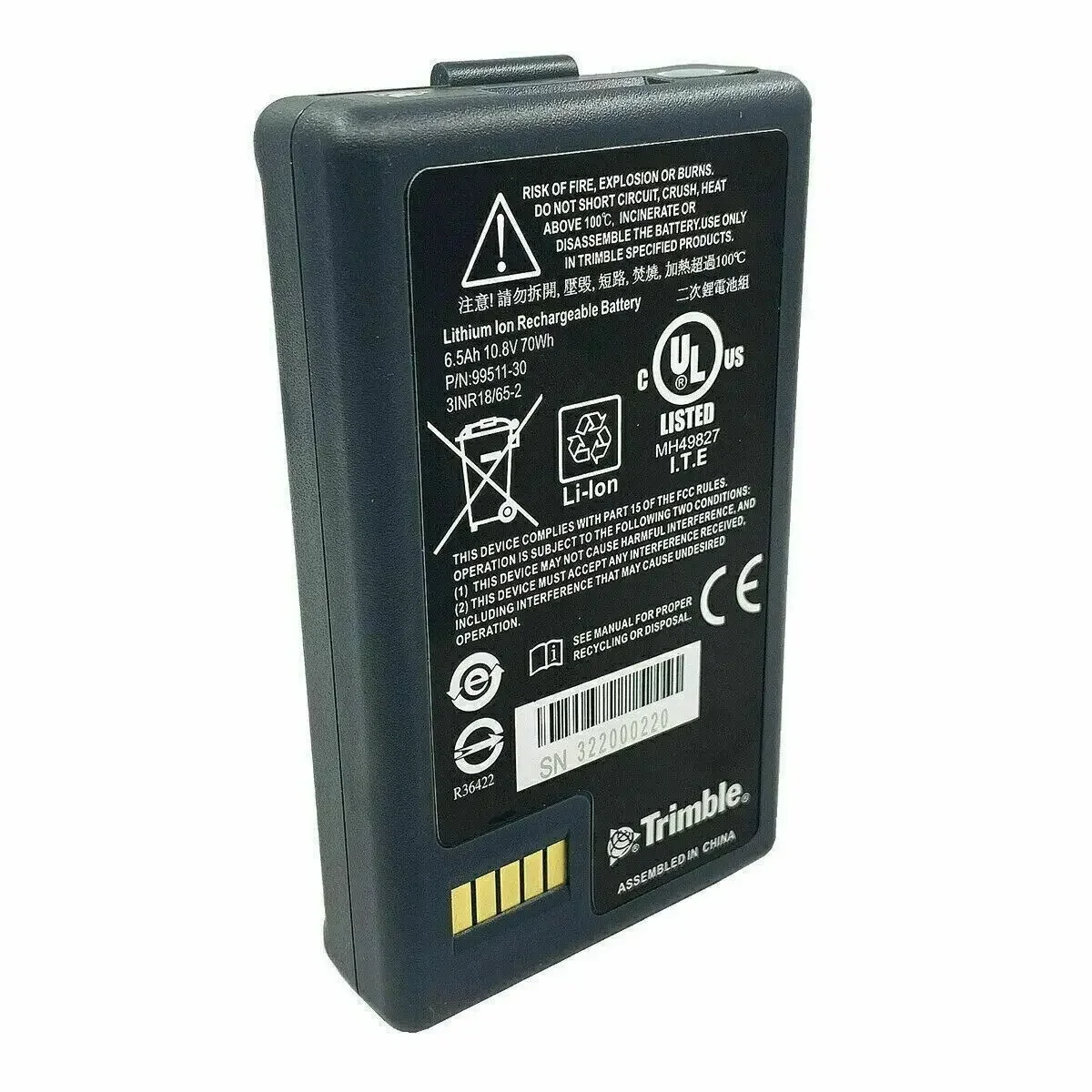 New Trimble S3,S5,S6,S8,S9,SX10,SX12 Total Station  Battery 99511-30 79400