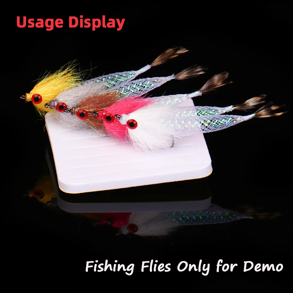 Vampfly 50pcs #2-#16 High Carbon Steel Streamer Fly Tying Hook for Squid Minnow Tube Fly Woolly Buggers Trout Bass Fishing Lures - view 5