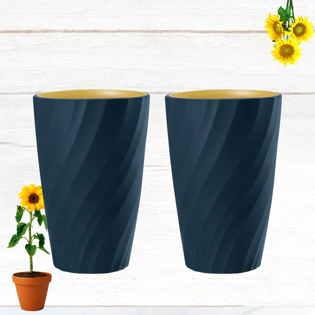 

2pcs Home Toothbrush Cup Travel Tooth Mug Gargle Cup Compact Lightweight Simple Design For Family Friends Gift Dark Blue