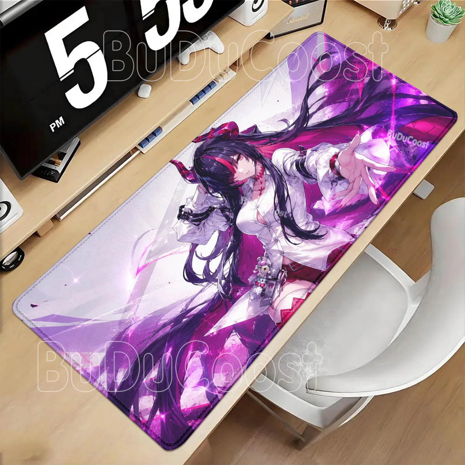 Shinku Neverness To Everness NTE Anime Girl Mouse Pad Keyboard HD Printing Gaming Mousepad PC Office Non-slip 400x900mm Desk Mat