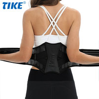 Back Brace with 6 Stays, Back Support Belt with Adjustable Straps, Unisex Lumbar Support Belt Herniated Disc, Sciatica,Scoliosis