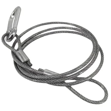 10pcs Stage Lighting Safety Rope 3mm Steel Wire 70cm Length DJ Lights Fixtures Securite Cable Lock For LED Moving Head DMX Par
