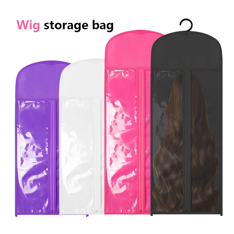 

Wig storage bag, organizing bag, wig case, wig-specific transparent bag, zipper bag