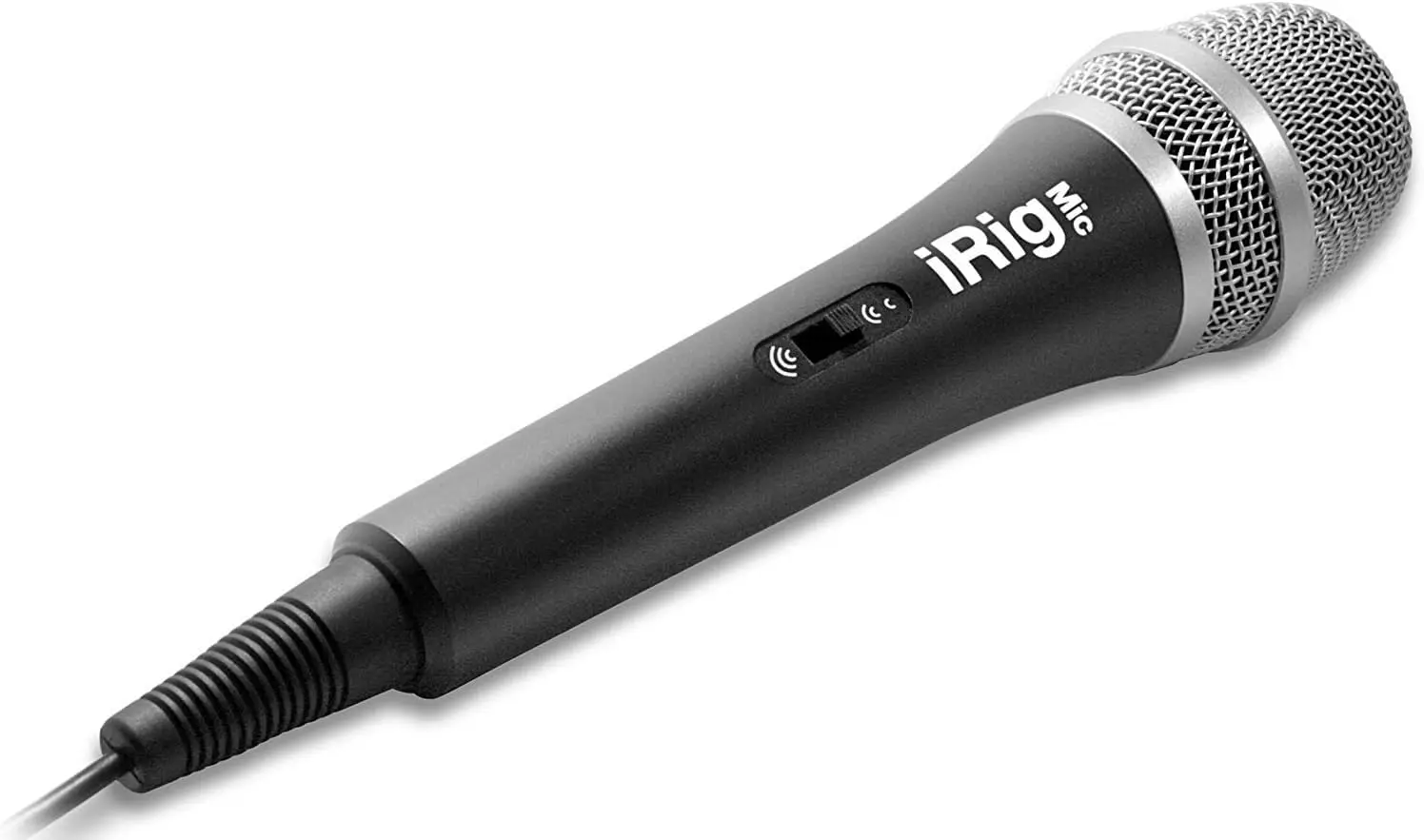 

Handheld Condenser Mic for iPhone/Android, Metal Build, 3.5mm Jack & Headphone Out
