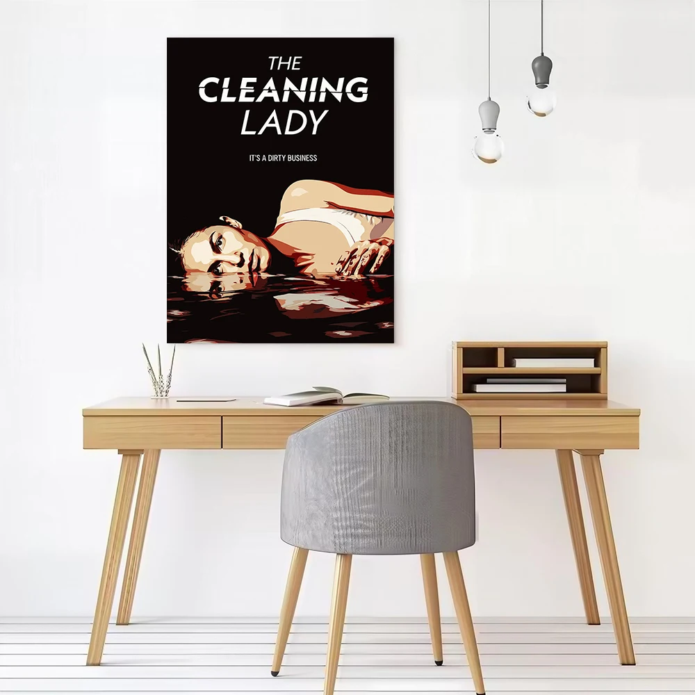 The Cleaning Lady Movie Poster Customizable Printed Canvas Painting for Pictures Wall Art Modern Home Decoration Ornaments Room view 2