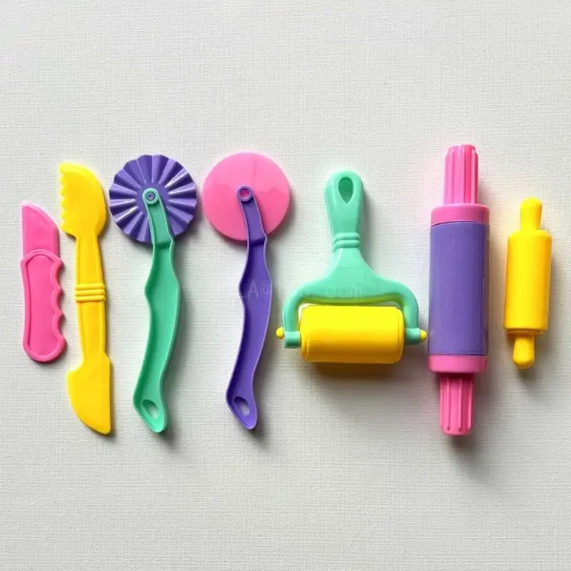 Kids Play Dough Tool Set Feature Variety of Animal Molds and Rolling Tool for Creative Playing Time Little Minds