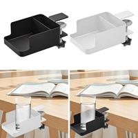 Desk Cup Holder Drink Holder Clamp Versatile Water Bottle Holder Space Saving Desktop Organizer Phone Holder for Workstation