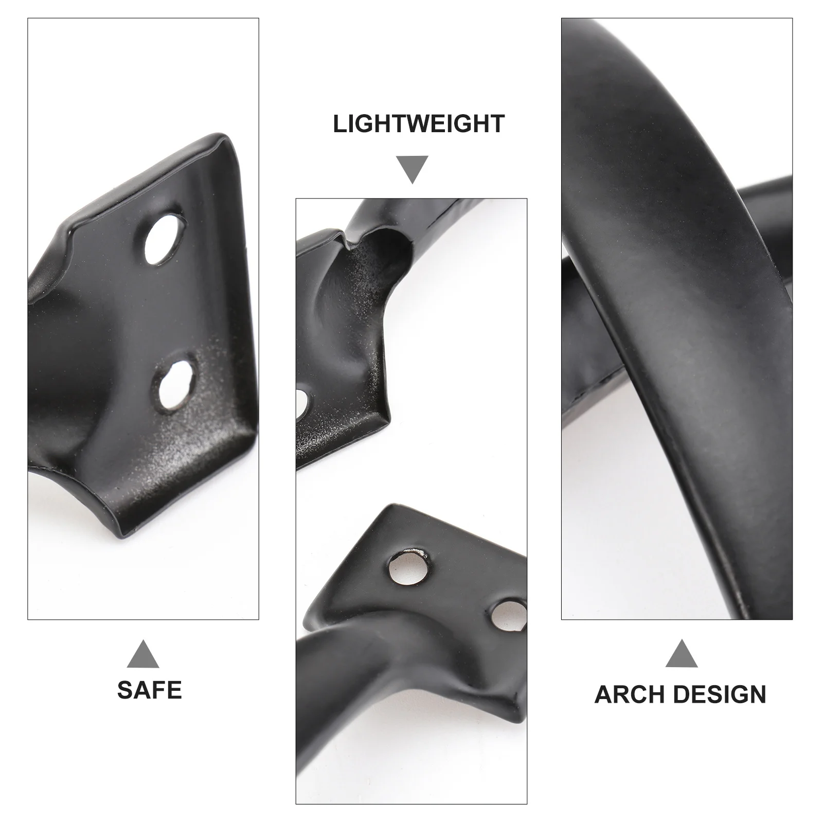 

8Pcs 6 Inches Simple Iron Handle Smooth Surface for Cabinet Closet Drawer Wardrobe Safe and Comfortable Grip Cabinet Handle