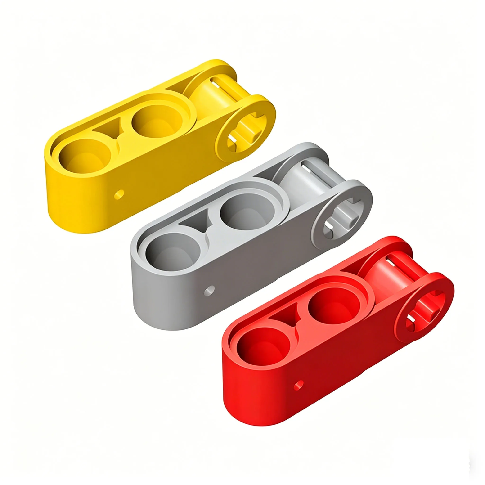 10 Stück 42003 1x3 Kreuzwellen-Bolzenverbinder-Block MOC-kompatibel mit Brick DIY Kinderspielzeug-Bausatz