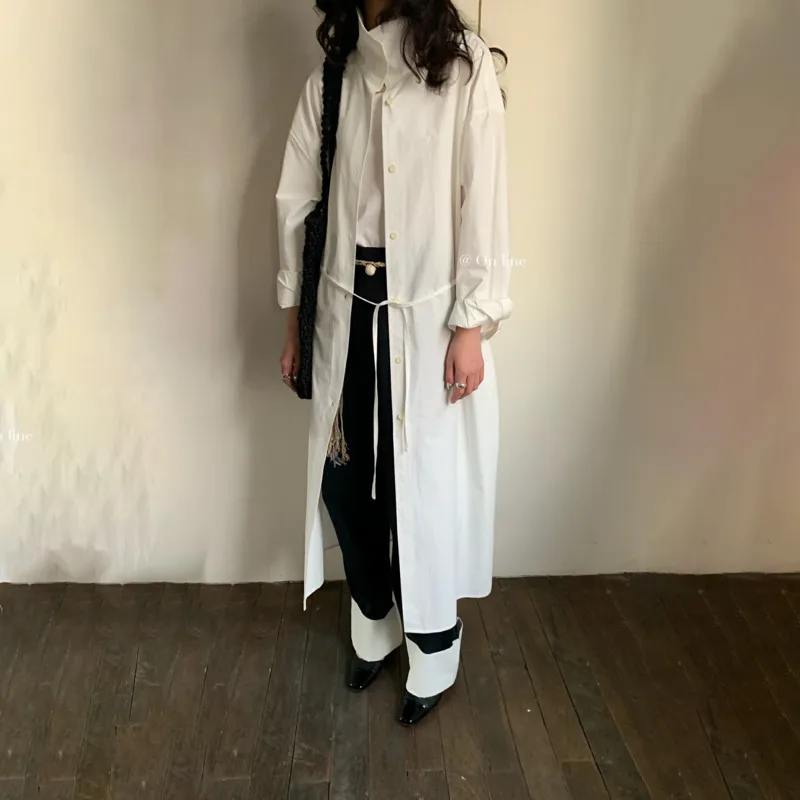 

KWTX 2025Весна-Лето женский плащ с воротником-стойкой, однобортный, с поясом, уличный стиль, легкое повседневное пальто высокого качества