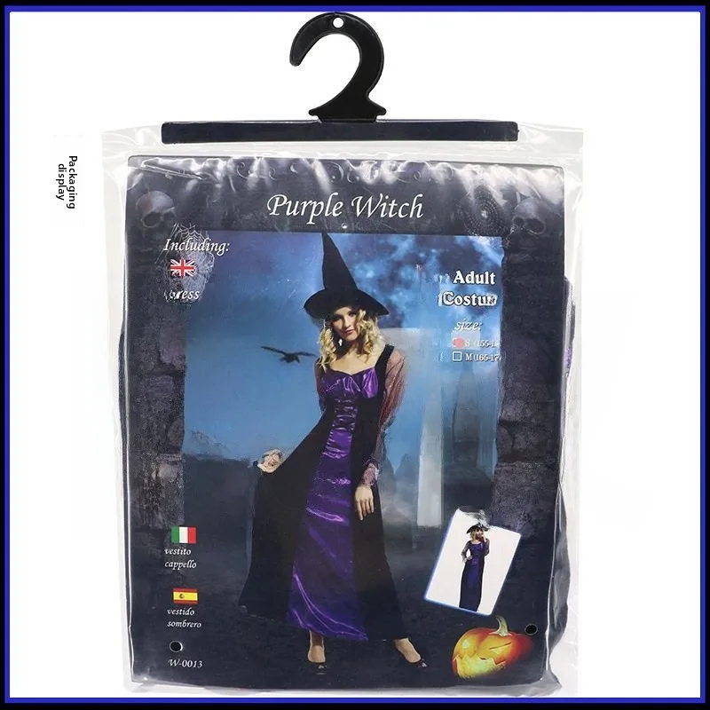 Halloween Cosplay Heksenprestatiekostuum Dames Gothic Heksenrok Faionable Stage Performance-kleding voor volwassenen
