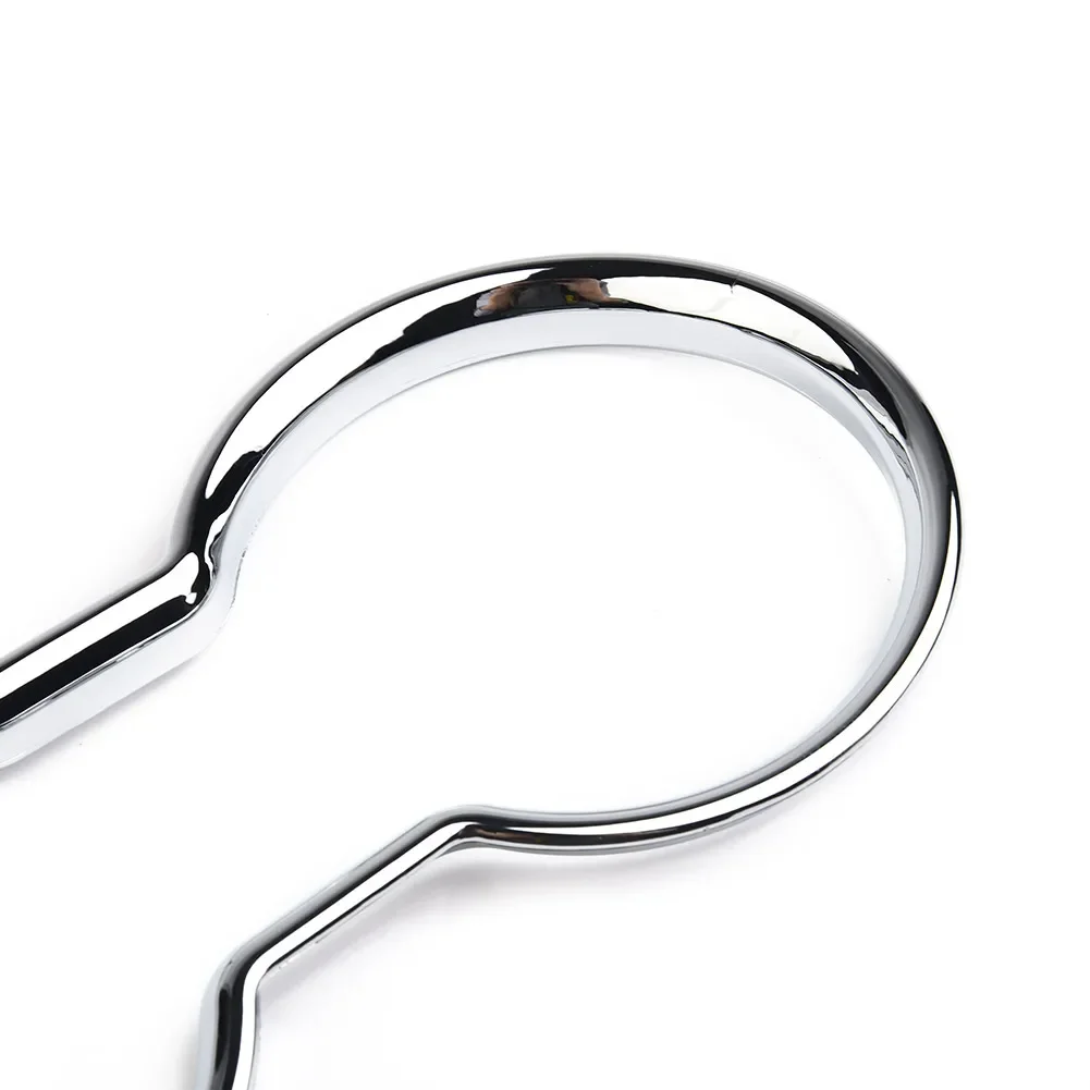 

Car Front Drink Cup Holder Decoration Cover Trim Silver Cup Holder Cover Trim For Jeep JK For For Wrangler 2011-2017