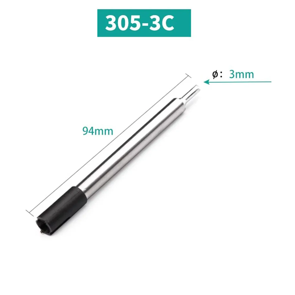 Punta de soldadura 303D, cabezal de soldador eléctrico para Estación de soldadura rápida, 1.2D, 1.6D, 2.4D, 3.2D, 3C, 4C, B, J, K, 305 W, 120