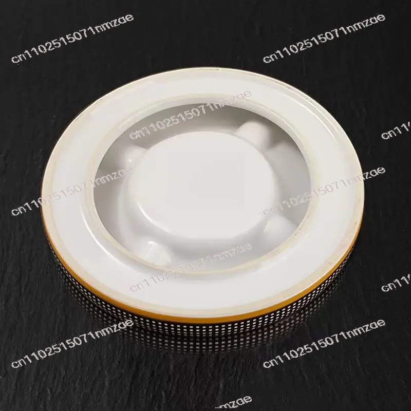 Ceramic Circular Cigar Ashtray with 4 Slots, Household & Bar Use