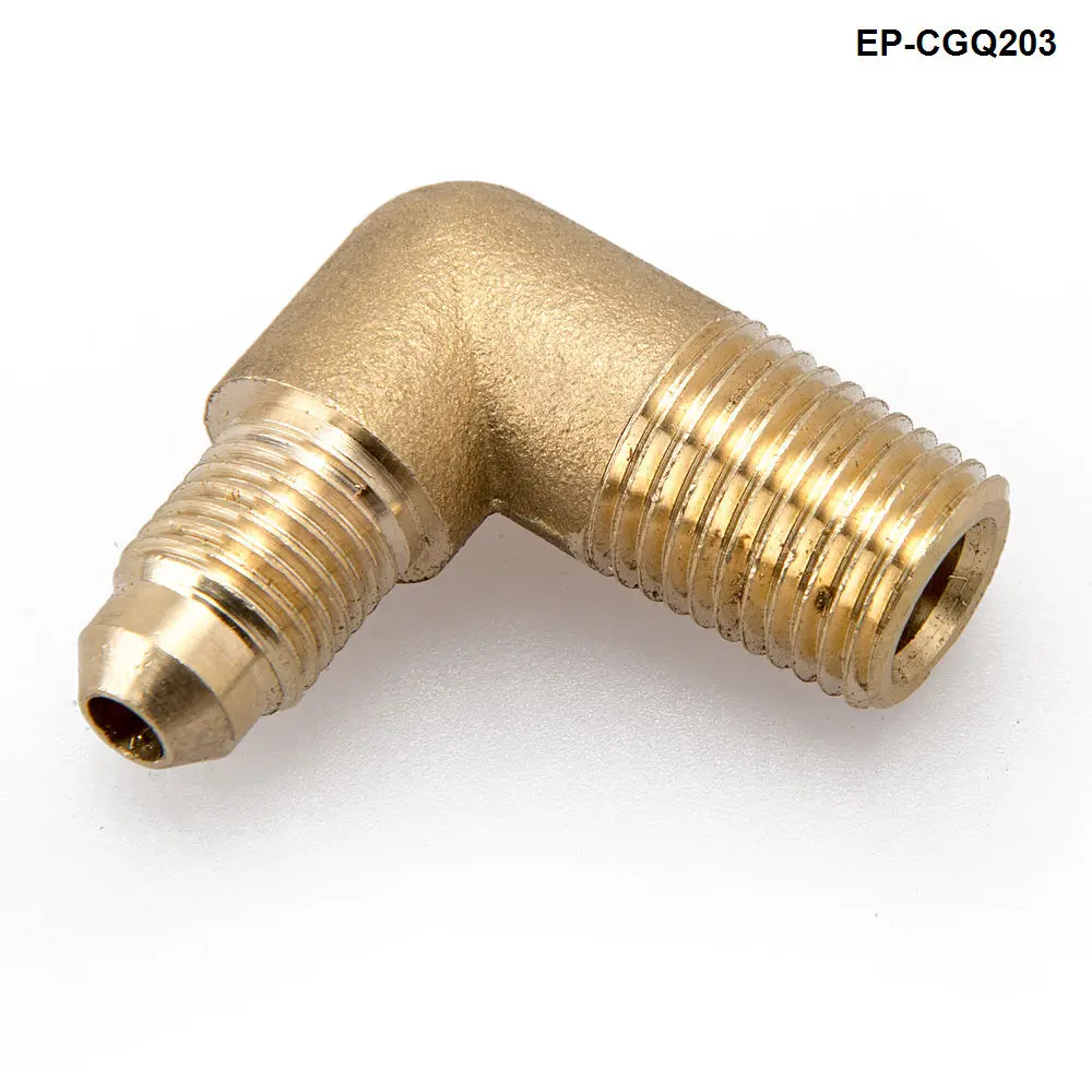 Brass Barb Fitting Male Elbow 90 Degree 1/4'' NPT* 1/4'' Hose ID EP-CGQ203