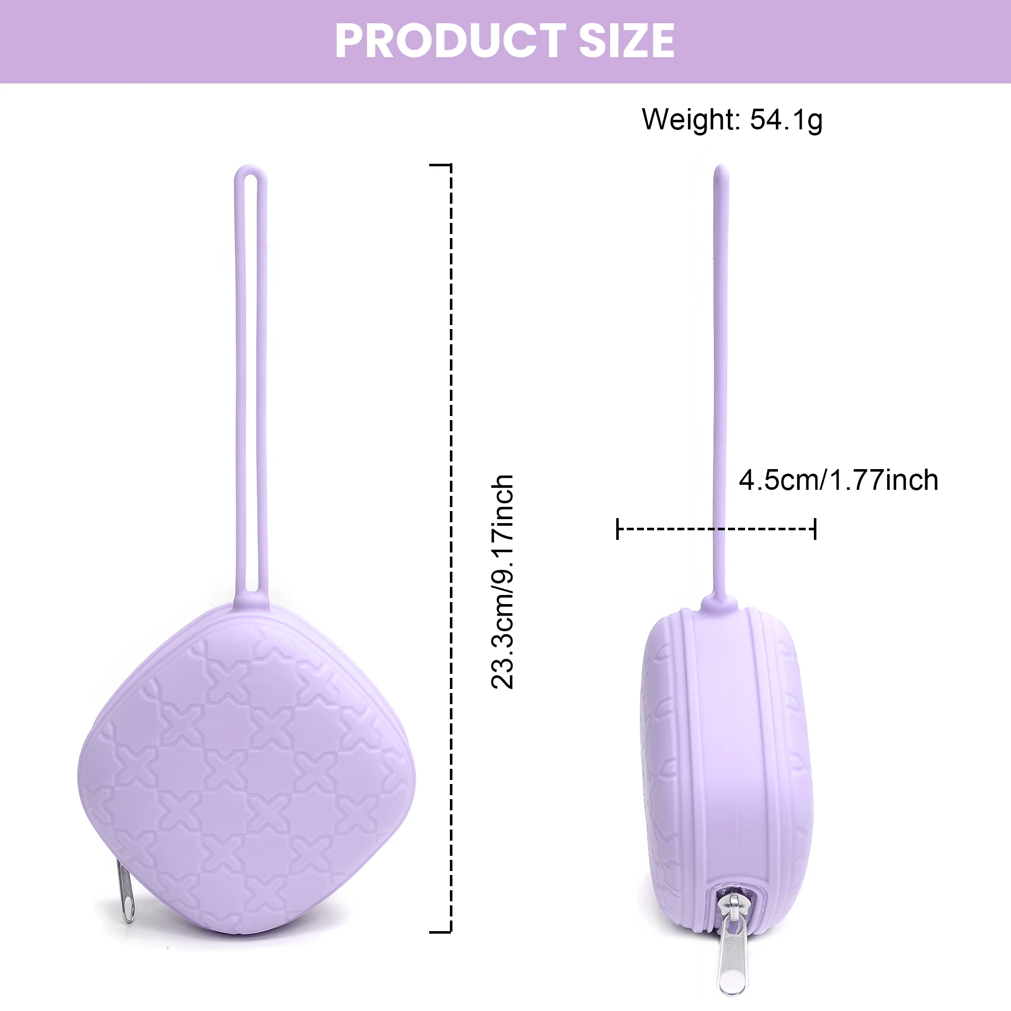 Silicone Pacifier Case for Boys and Girls - Portable Storage Box for Pacifiers, Headphones, Keys, and Coins