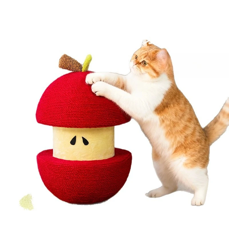 

The cat scratching board is resistant to scratching and cannot drop chips. Large vertical cat scratching column climbing frame