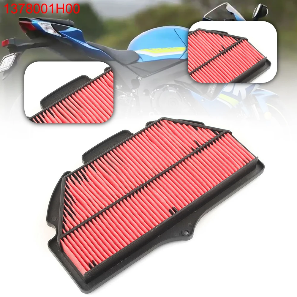Motorcycle Air Intake Filter Cleaner Racing Motorbike Air Filter For Suzuki GSXR600 GSXR750 GSX-R 600/750 K6 K8 2006-2010 view 2