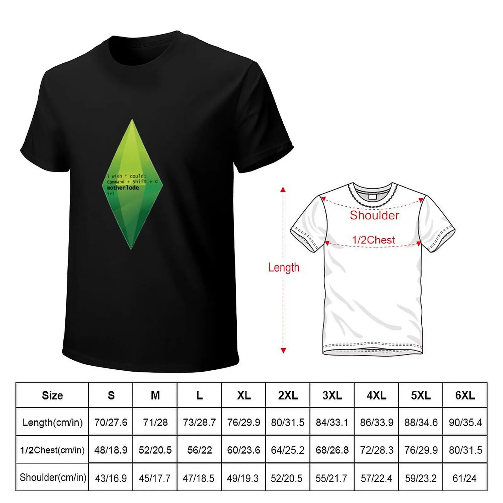 i wish i could motherlode in real life T-Shirt shirts graphic tees anime t shirts men workout shirt