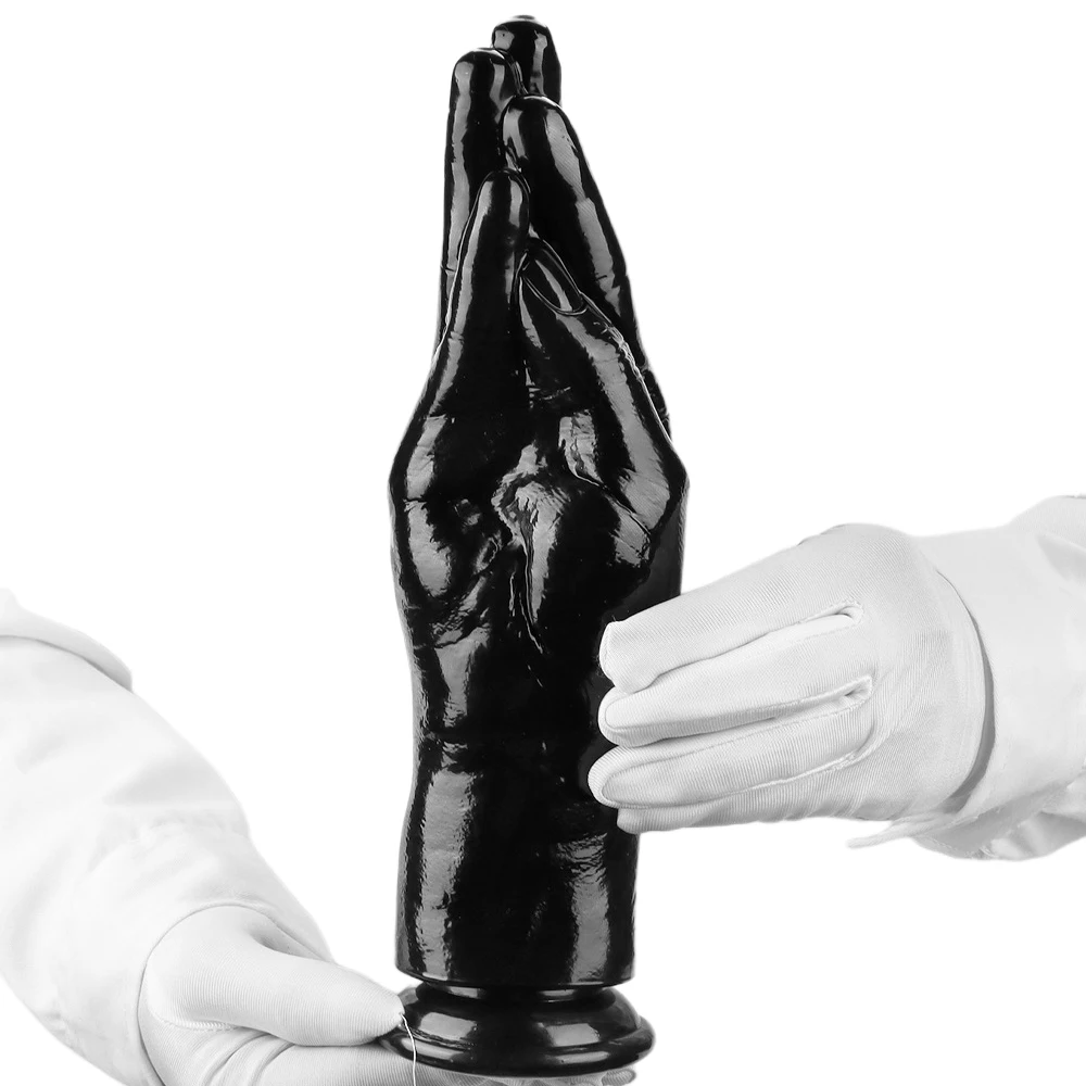 Giant Simulation Fist Dildo Anal Plug Female Male Gay Hand Touching G-spot Vaginal Anal Dilator Sucker Sex Toy view 2