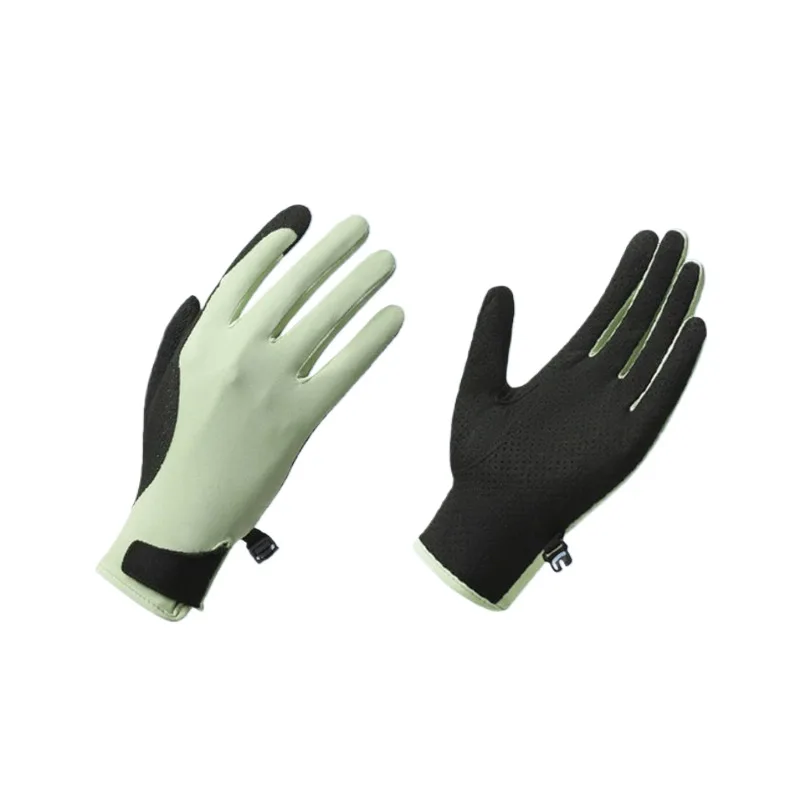 Men Cycling Gloves Summer Breathable Thin Fitness Sports Cycling Gloves Outdoor Elastic Sun Protection Touchscreen Motorcycle